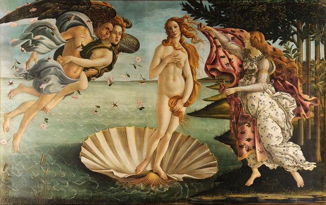 The Birth of Venus by Sandro Botticelli, circa 1485